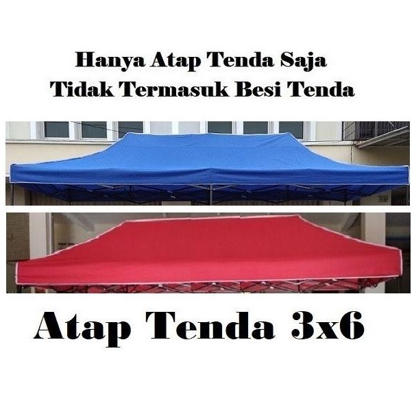 Terpal Atap Tenda Lipat 3x6 GJ