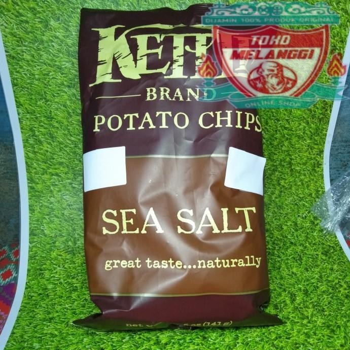 

Kettle Brand Potato Chips Sea Salt 142 gr | Snacks Keripik Kentang