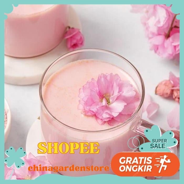 

BUBUK BUNGA SAKURA EXTRACT MURNI / PURE SAKURA POWDER 100GR PRODUK TERBAIK