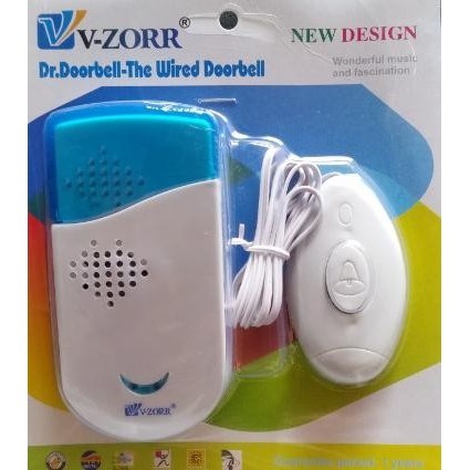 Promo New Bel Kabel Wired Door Bell Pintu Pagar Rumah Ding-Dong