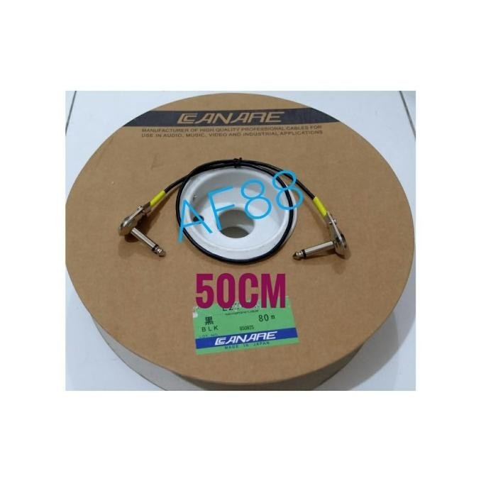 Kabel Jumper Efek Gitar 50Cm Kabel Canare L2B-2At | Imanstoress