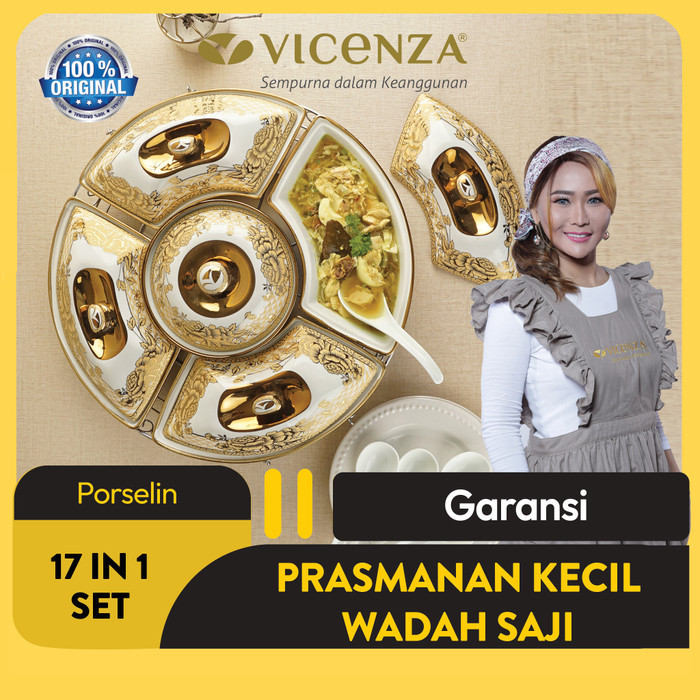 Terbaru Vicenza Prasmanan Kecil - Wadah Saji Crh14 Promo Terlaris