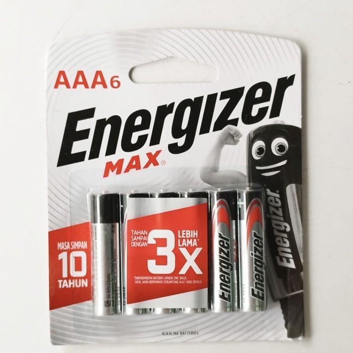 ] Battery AAA 1,5V Energizer MAX 1.5v isi 6