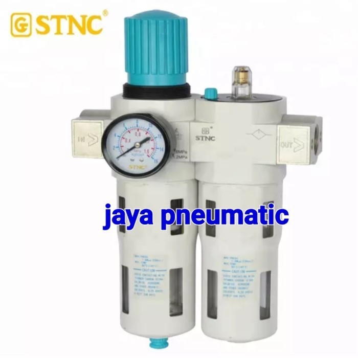 Terbaru Lfc-08 Stnc Filter Regulator Lubricator 16Bar Drat 1/4" Promo Terlaris