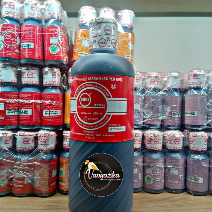

Terbaru Pewarna Makanan Halal Cross Super Red/Red Velvet 450Ml Promo Terlaris