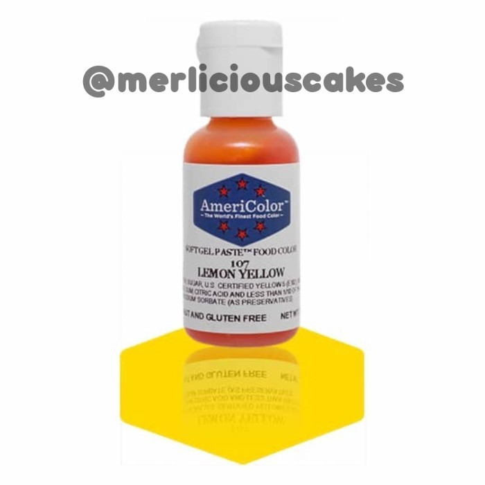 

Terbaru Americolor 0,75 Oz Soft Gel Paste Lemon Yellow Promo Terlaris