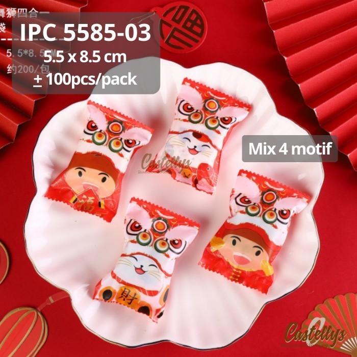 

~^~^~^] Plastik Cookies IPC 5585-03 Snack Nastar Kue Kering Imlek Sincia CNY