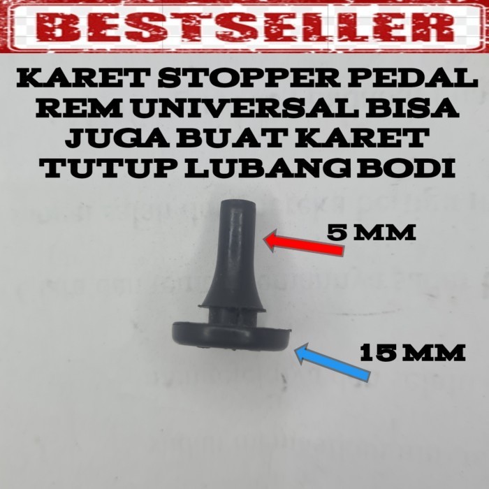 Free ongkir Karet stoper pedal rem universal. karet tutup lubang bodi.