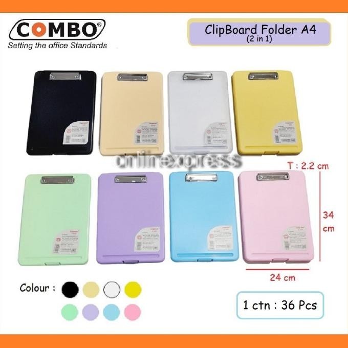 

Papan ujian A4 2 in 1 / Papan Jalan / Clipboard A4 / Alas Ujian 2 in 1