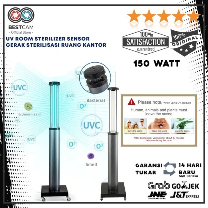 Lampu Uv Sterilizer Ruangan 150 Watt - Sterilisasi Disinfektan Virus