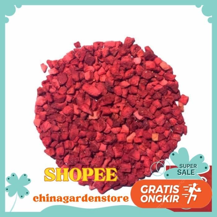 

FREEZE DRIED FRUIT STRAWBERRY DADU/ SNACK ANAK STROBERI KERING 10 GRAM PRODUK PILIHAN