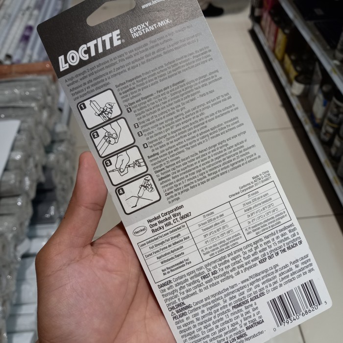 Loctite Lem Resin Epoxy Instant Mix New