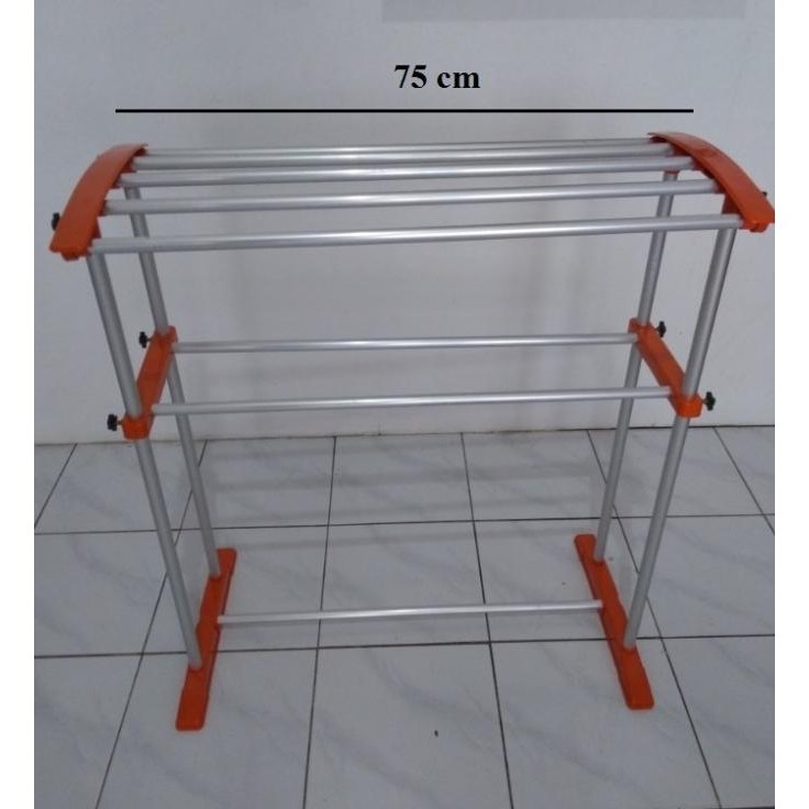 Jemuran Handuk Aluminium / Jemuran Aluminium 2 Tingkat