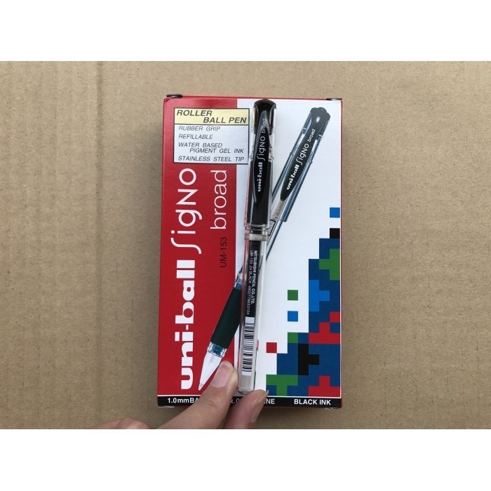 

Ready Uni-Ball Signo Broad UM 153 Gel pen