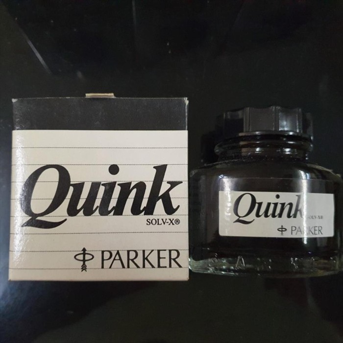 

Ready Parker Quink Tinta Fountain Pen 57 ml warna hitam ASLI