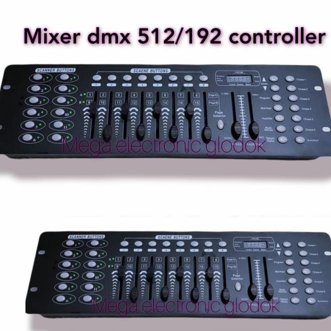 Mixer Lampu Lighting Panggung Dmx 512/192 Controller