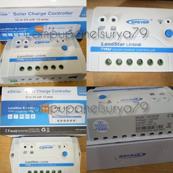 Solar Charge Controller Pwm Scc Epever Landstar Ls1024B 10A 12V/24V