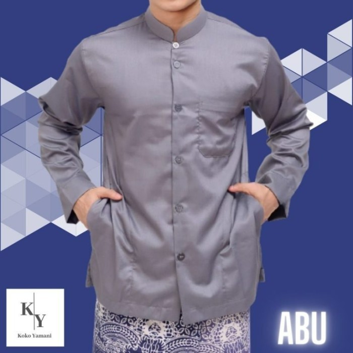 Koko Syekher Yamani 2 - Baju Koko Yamani Pakaian Muslim Pria Atasan