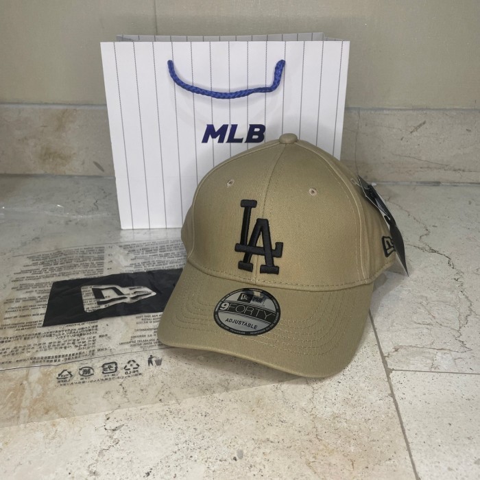 Topi Baseball Mlb La Original Khaki Caps