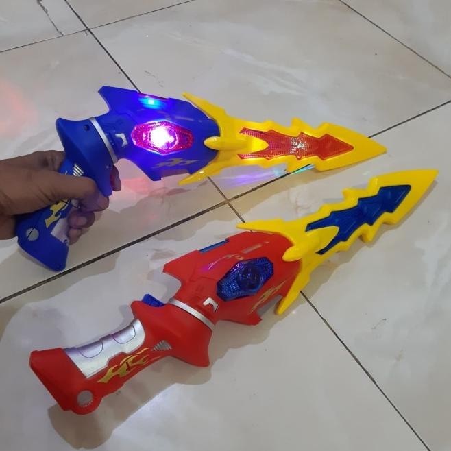 Mainan Pedang Jadi Pistol Ultraman - Pedangan Tembak Tembakan Anak 2 Anotteme