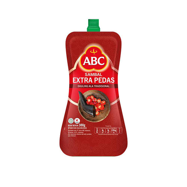 

ABC SAMBAL EXTRA PEDAS POUCH 380 GR