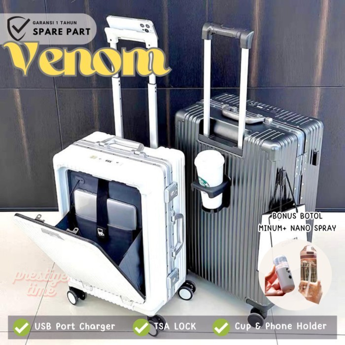 Koper Kabin Cabin Usb Laptop Luggage Koper Bisnis Koper Kerja Suitcase