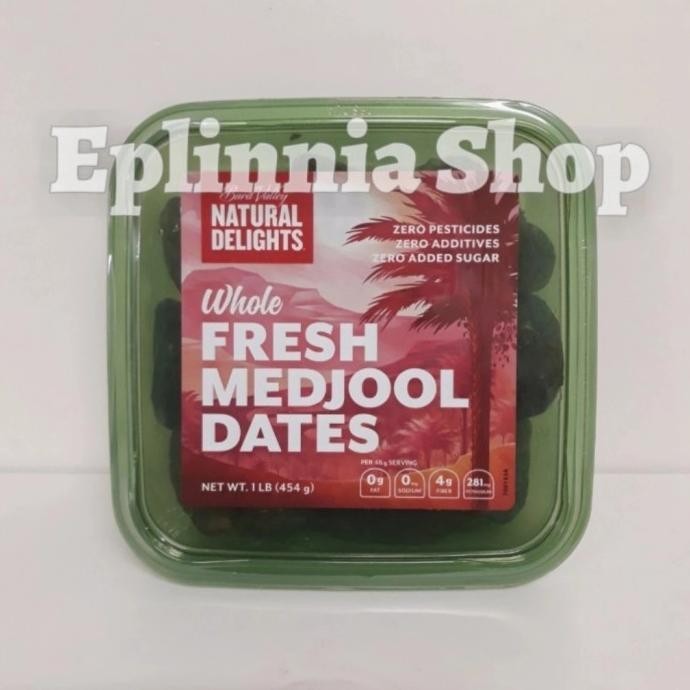 

Natural Delights Medjool Dates 454 Gr Kurma Medjol Produk Usa