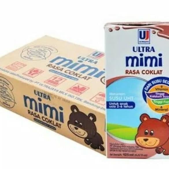 

Susu UHT ultra mimi kids 125 ml| rasa coklat | Isi 40 pcs