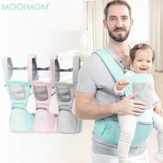 Mooimom Casual Hip Seat / Gedongan Bayi / Gendongan Hip Seat