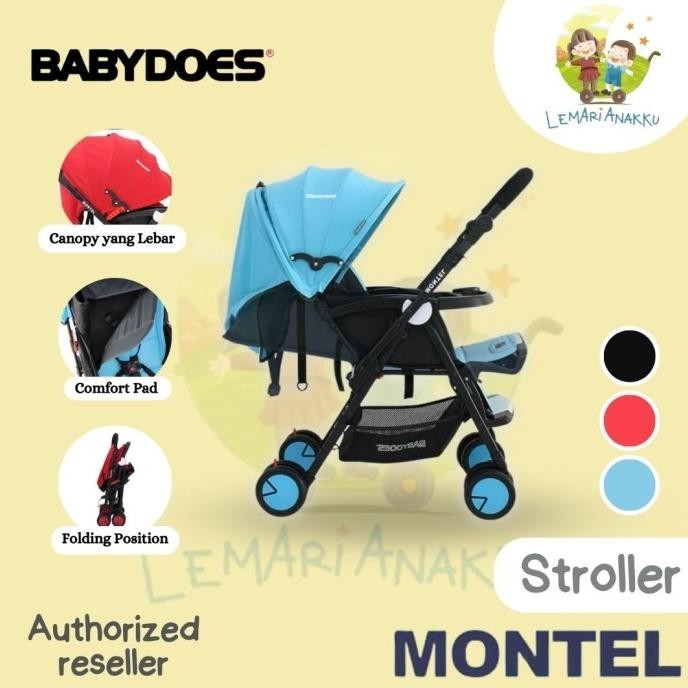 Stroller Babydoes Montel Reversible / Hadap Ibu