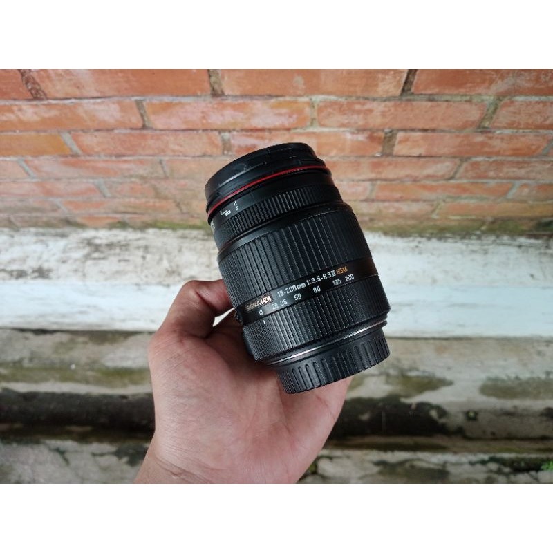 LENSA SAPUJAGAD SIGMA 18-200MM DC OS HSM FOR CANON NORMAL MULUS