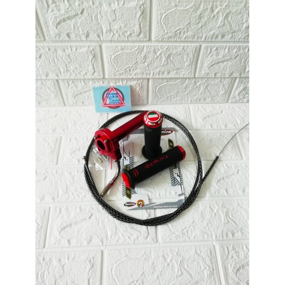 Gas Spontan 1 Kabel + Handgrip + 1 Kabel Gas = Mio Smile, Beat Karbu. Barangbaru