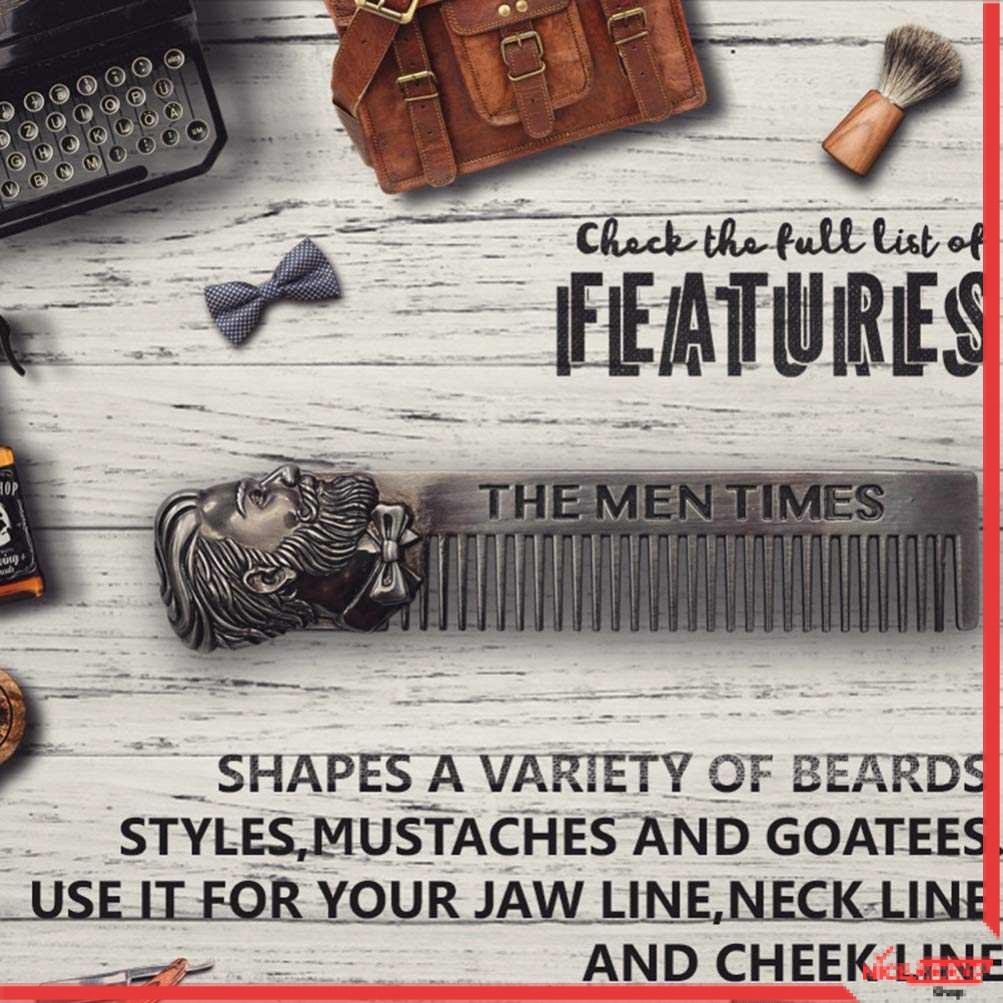 The Men Times Sisir Mini Portable Pocket Mustache Beard Comb