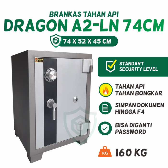 Brankas Tahan Api Dragon A2-LN (Bisa Diganti Nomor)