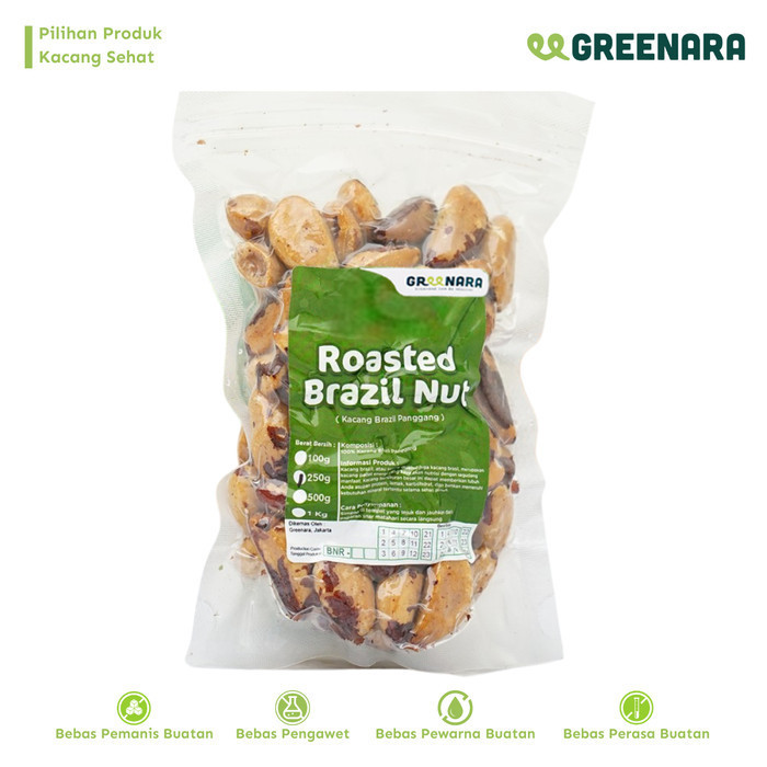 

Kacang Brazil Panggang 250gr / Roasted Brazil Nuts