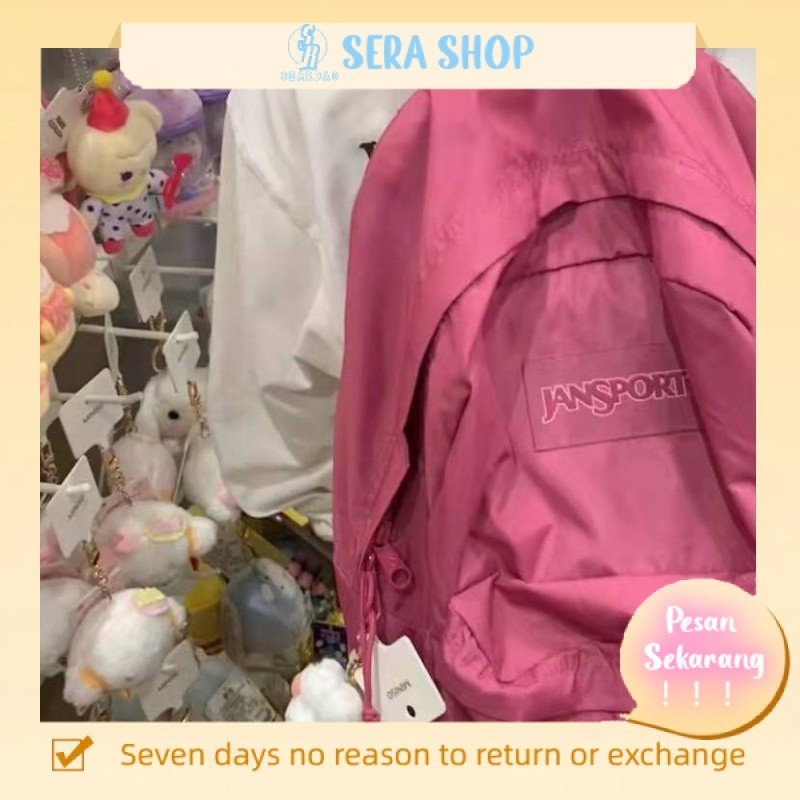 Sera Super Jasper SUPER JANSPORT ransel hijau neon fashion warna kontras tas sekolah pria dan wanita