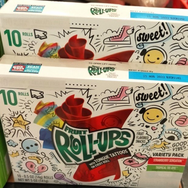 

fruit roll up variety pack/permen roll