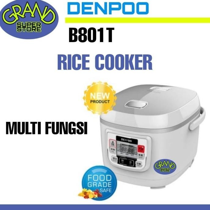 Sale Now Rice Cooker Denpoo Multi Fungsi B801T ( 1.8Liter ) Stok Terbatas