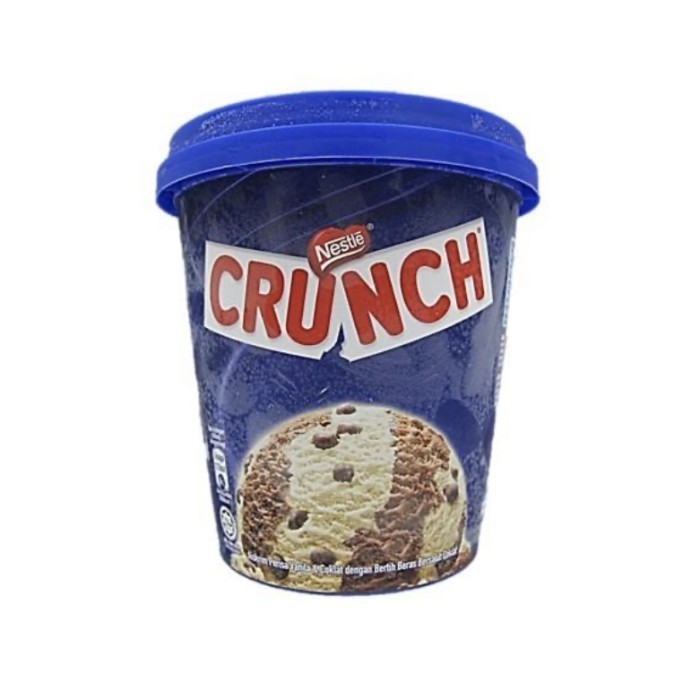 Nestle ice cream crunch kitkat milo tube 750 ml