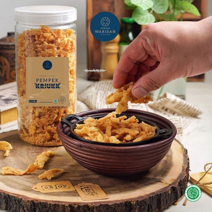 

Pempek warisan enak nikmat KRIUKK toples besar - PKB300