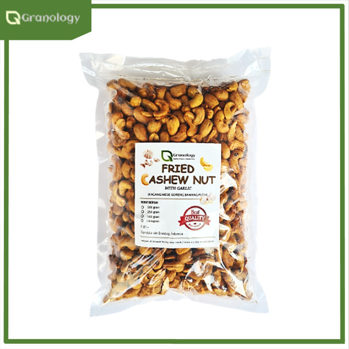 

Fried Garlic Cashew Nut / Mede Goreng Bawang Putih (1 kilogram)