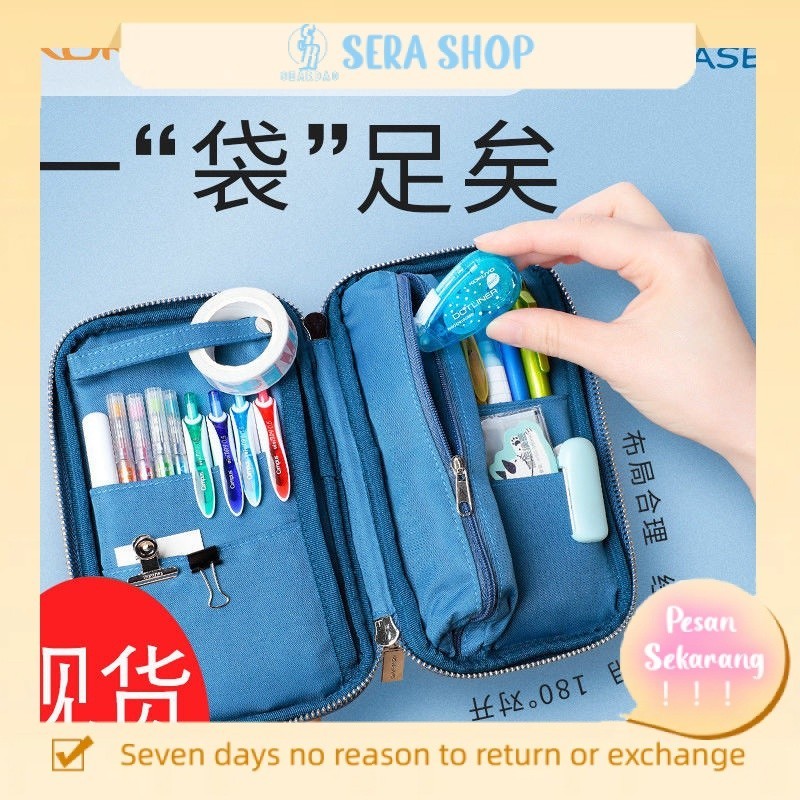 

♗☞Sera Jepang Reputasi Nasional Tas Pena Biskuit Tas Korduroi Jepang Sederhana Siswa dengan Retro Sastra Net Merah Kreatif Kotak Penyimpanan