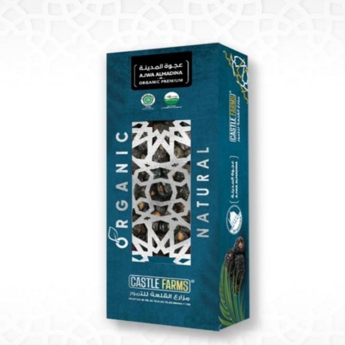 

Kurma Ajwa Castle Farms Premium 500G Organic Organik 500 Gr