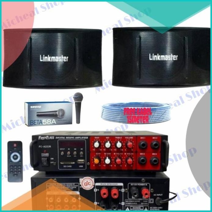 paket sound sistem karaoke set dan cafe murah meriah speaker 8in 16nov