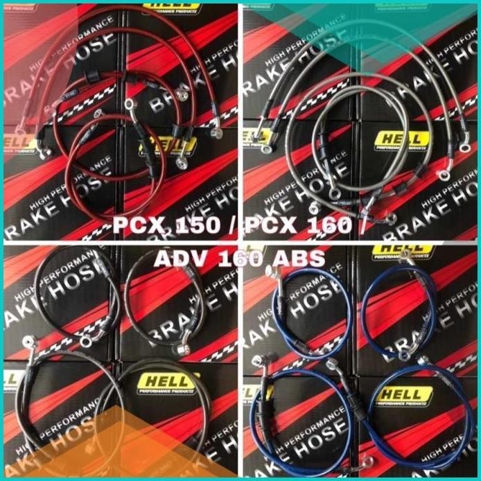 selang rem hell racing motor pcx 160 abs/cbs,adv cbs/abs,pcx 150 abs 1