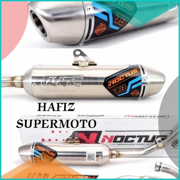 knalpot norifumi noctus T3 honda crf 150 L aT 3 crf stenlis original 1