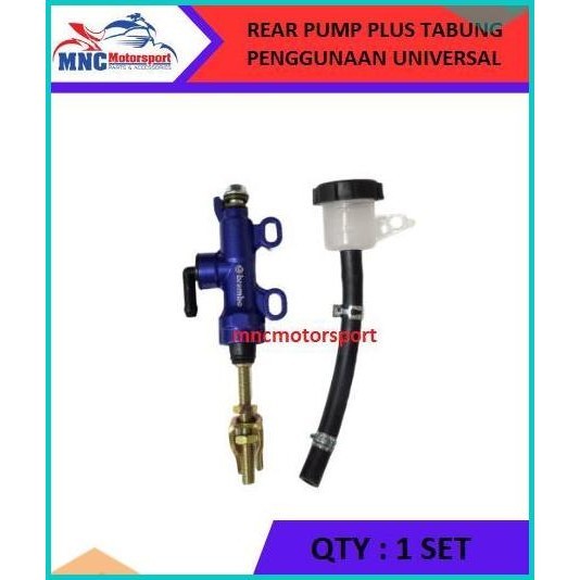 REAR PUMP TONJOKAN MASTER REM BELAKANG BREMBO BIRU UNIVERSAL MOTOR 16n