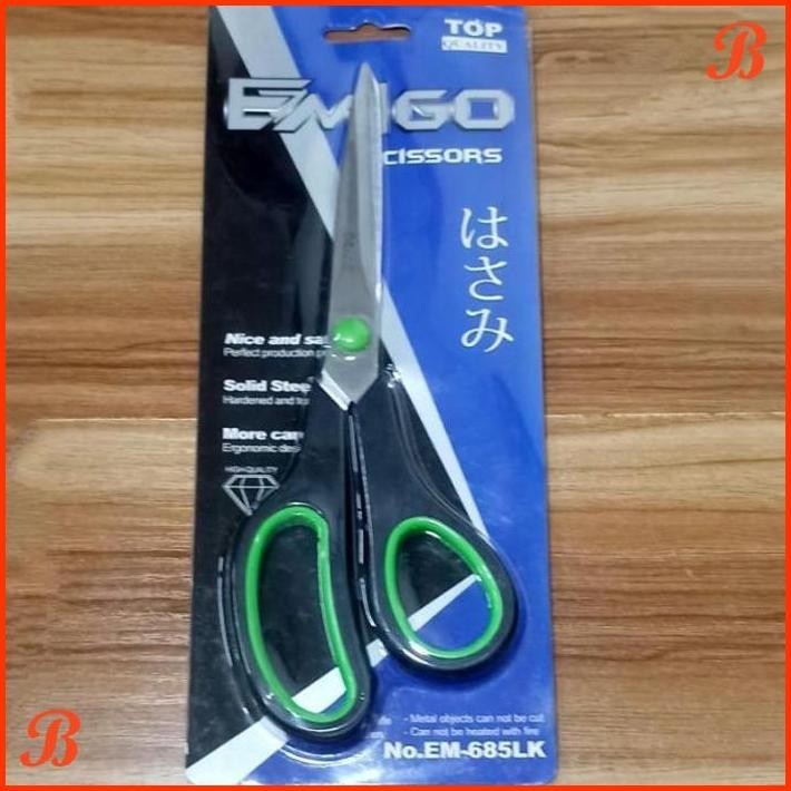 

| MJH | GUNTING KERTAS EMIGO EM-685LK GUNTING EMIGO SCISSORS