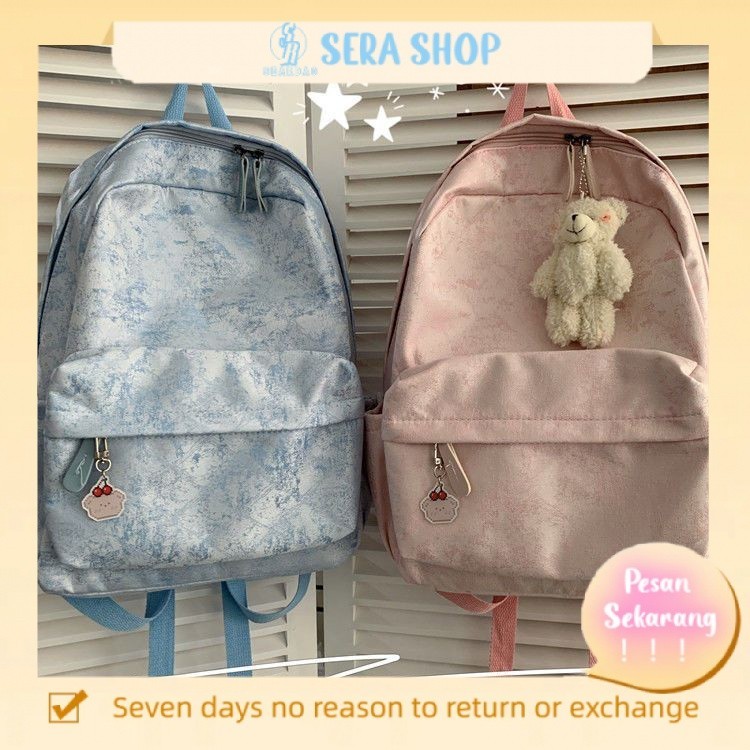 

✤Sera Sera mengimpor ransel versi Korea, ransel siswa sekolah menengah wanita, tas sekolah siswa kecil yang segar, cocok untuk departemen sastra Sen!