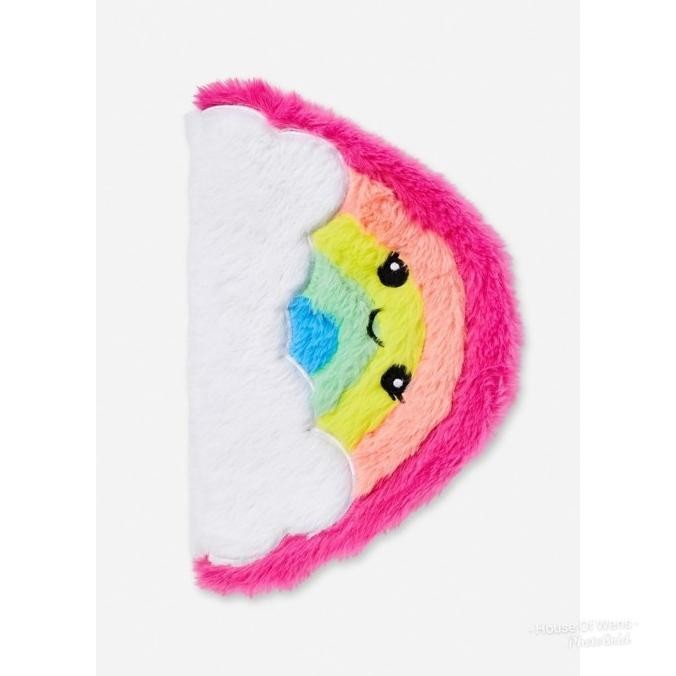 

JUSTICE RAINBOW FAUX FUR NOTEBOOK - BUKU CATATAN JUSTICE